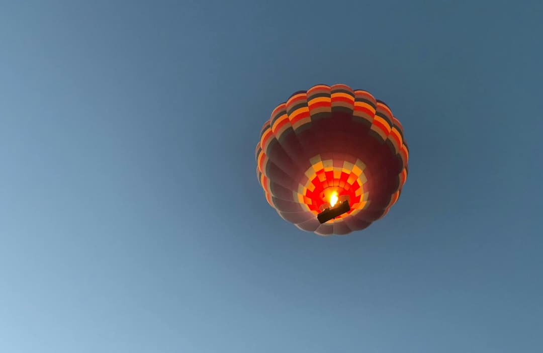 Hot-air balloon morning